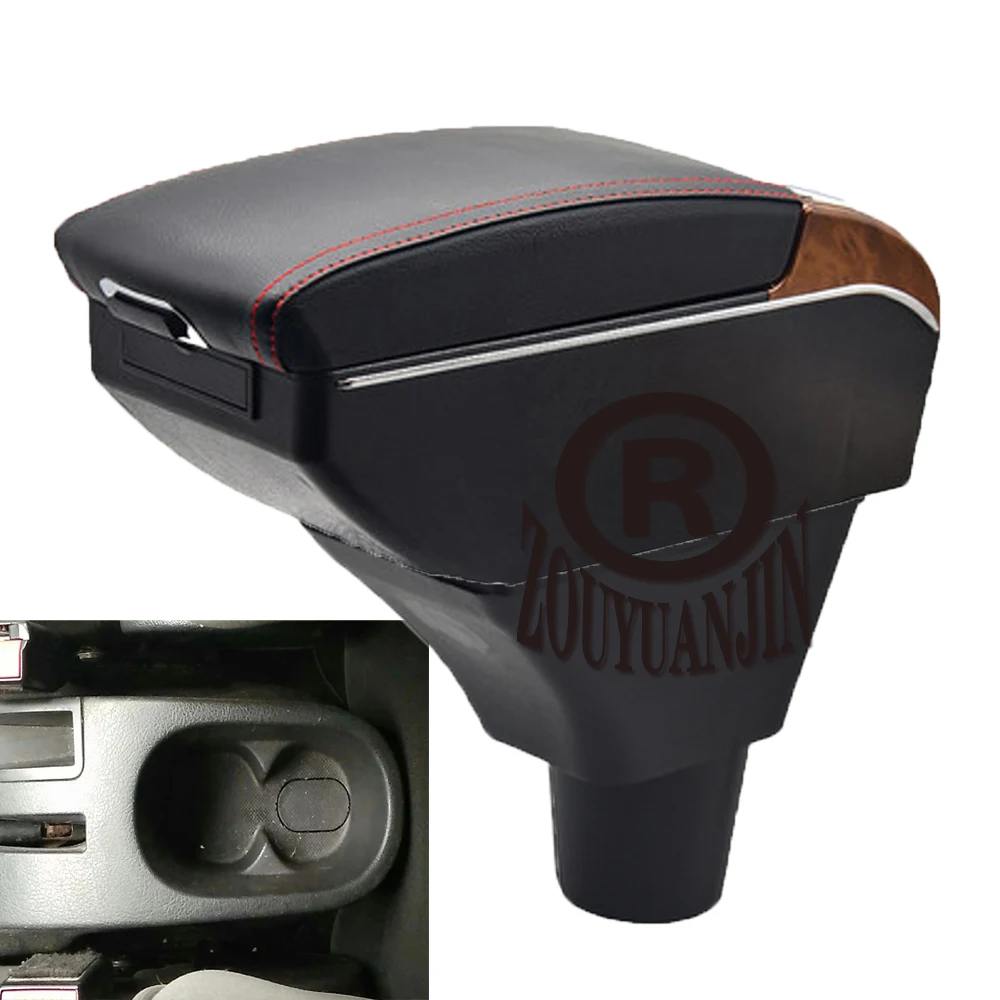 

For Peugeot 207 Armrest Box Retrofit Parts Center Console Special Storage Space Car Elbow Rest with USB