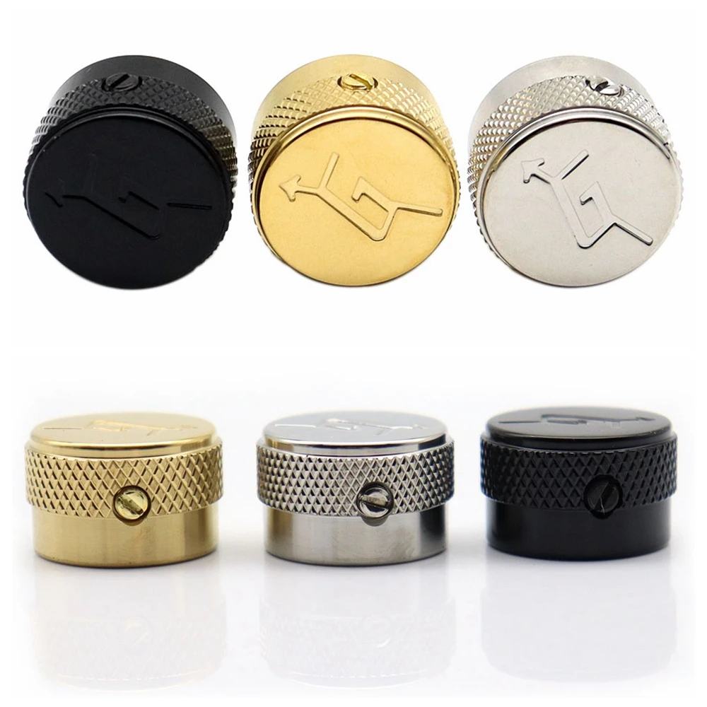 

1pcs/2pcs “G” Logo Knobs With Arrow Control Guitar Knobs with Slotted Screwdriver