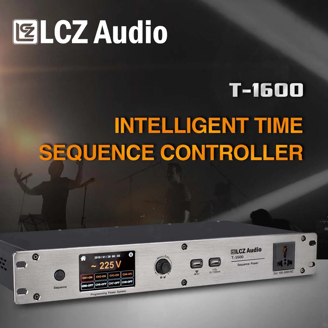 Lcz Audio T1600 Digital Power Sequencer Controller Uninterrupted