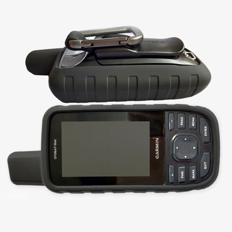 Garmin Gpsmap 67 67i 66 66i 66s 66st 66sr 슬리브 용 실리콘 소프트 에지 쉘 범퍼 커버 보호 케이스 화면 보호 필름