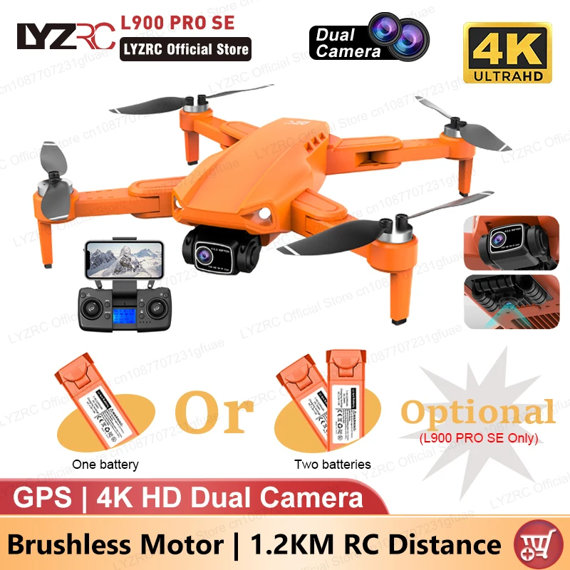 LYZRC L900 PRO SE Brushless Motor GPS 4K Professional Drone 5G WIFI Aerial Photography FPV Helicopters Foldable Quadcopter Drone LYZRC L900 PRO SE Brushless Motor GPS 4K Professional Drone 5G WIFI Aerial Photography FPV Helicopters Foldable Quadcopter Drone