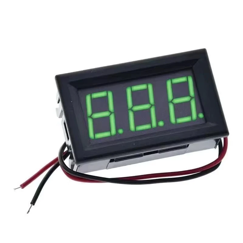 AC 70-500V 110V 220V 380V 0.56인치 LED 디지털 전압계 전압 측정기 전압 계측기 도구 2선식 빨간색 녹색 파란색 디스플레이