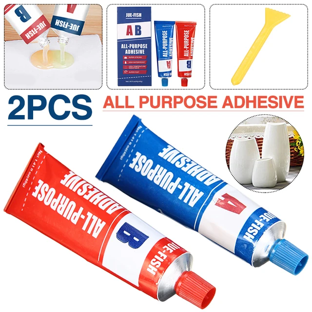 2PCS Epoxy Resin AB Glue All Purpose Adhesive Super Glue For Glass Metal  Ceramic New - AliExpress