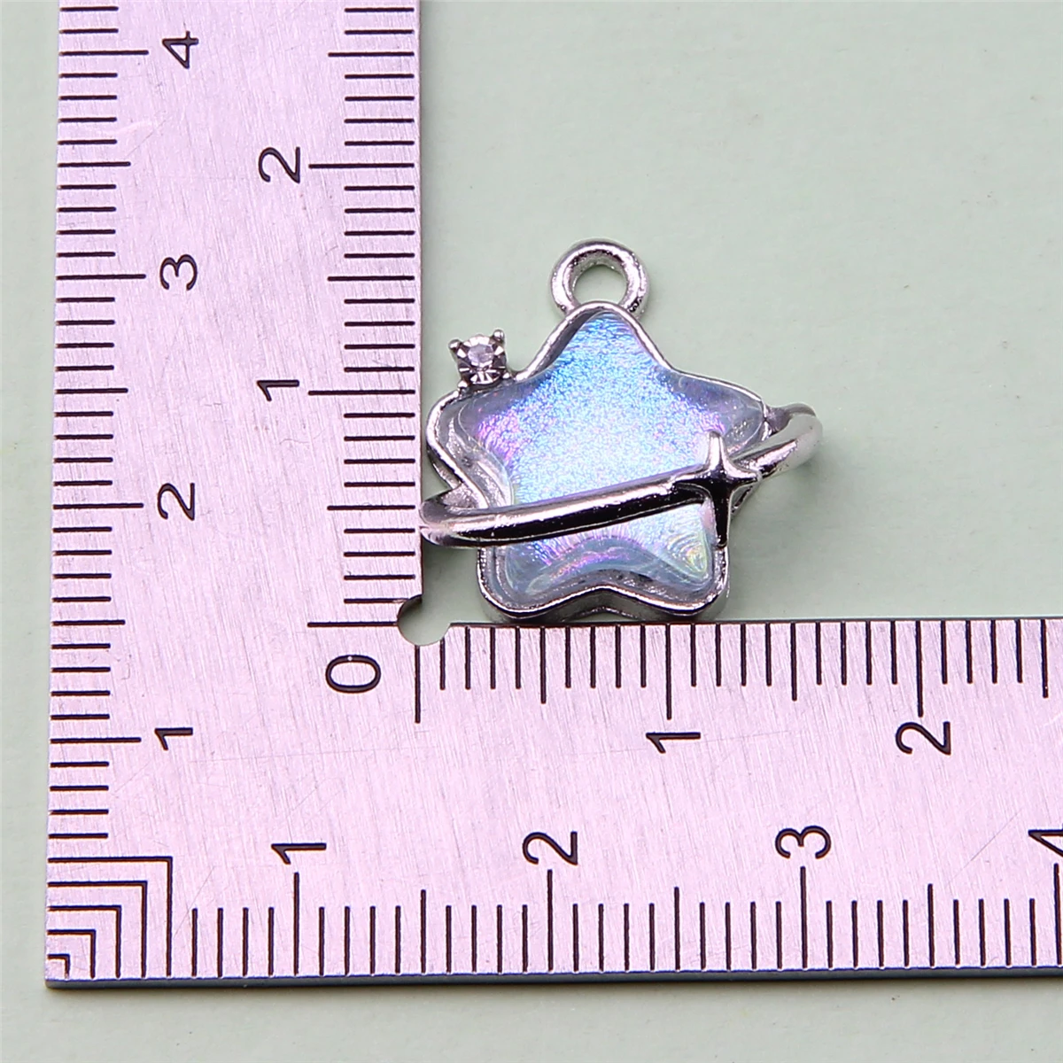 6 Stück Kristall Planet Stern Mond Charms Anhänger für Halsketten Armbänder Ohrringe Handarbeit DIY Handwerk Schmuckherstellung Erkenntnisse – Detail 23