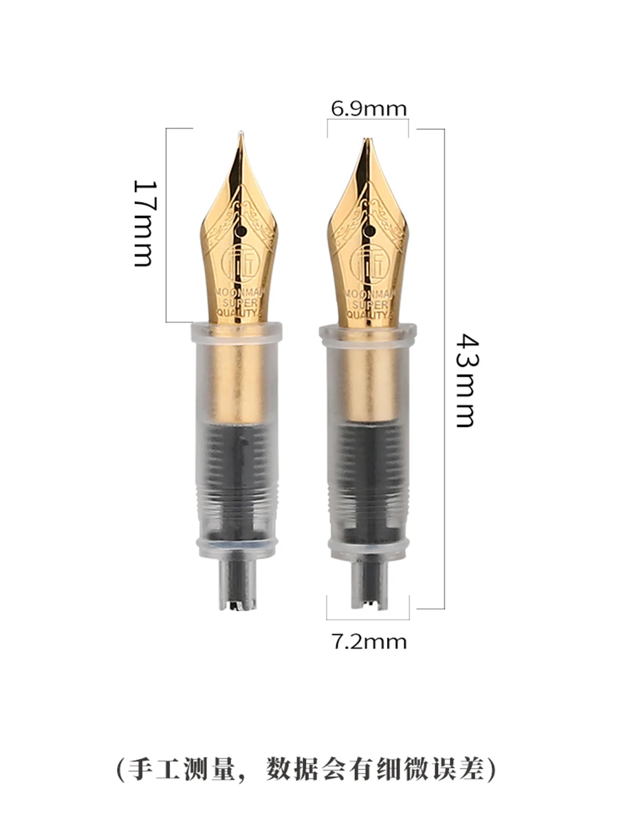 Majohn Wancai 2.0 미니 만년필 오리지널 펜촉 EF/F/Bent Nib 학생 사무용품 문구류 교체용 펜촉