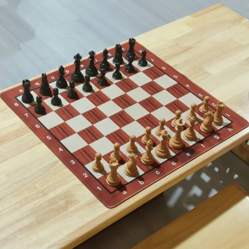 Chess Pieces Large Chess King Height 92mm Resin Wood Grain Weighted Competition Specific Staunton International