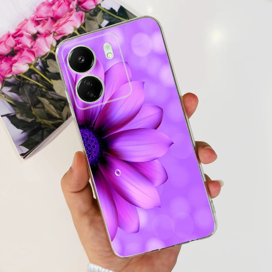 Fashionable Painted Soft TPU Phone Case with Bumper