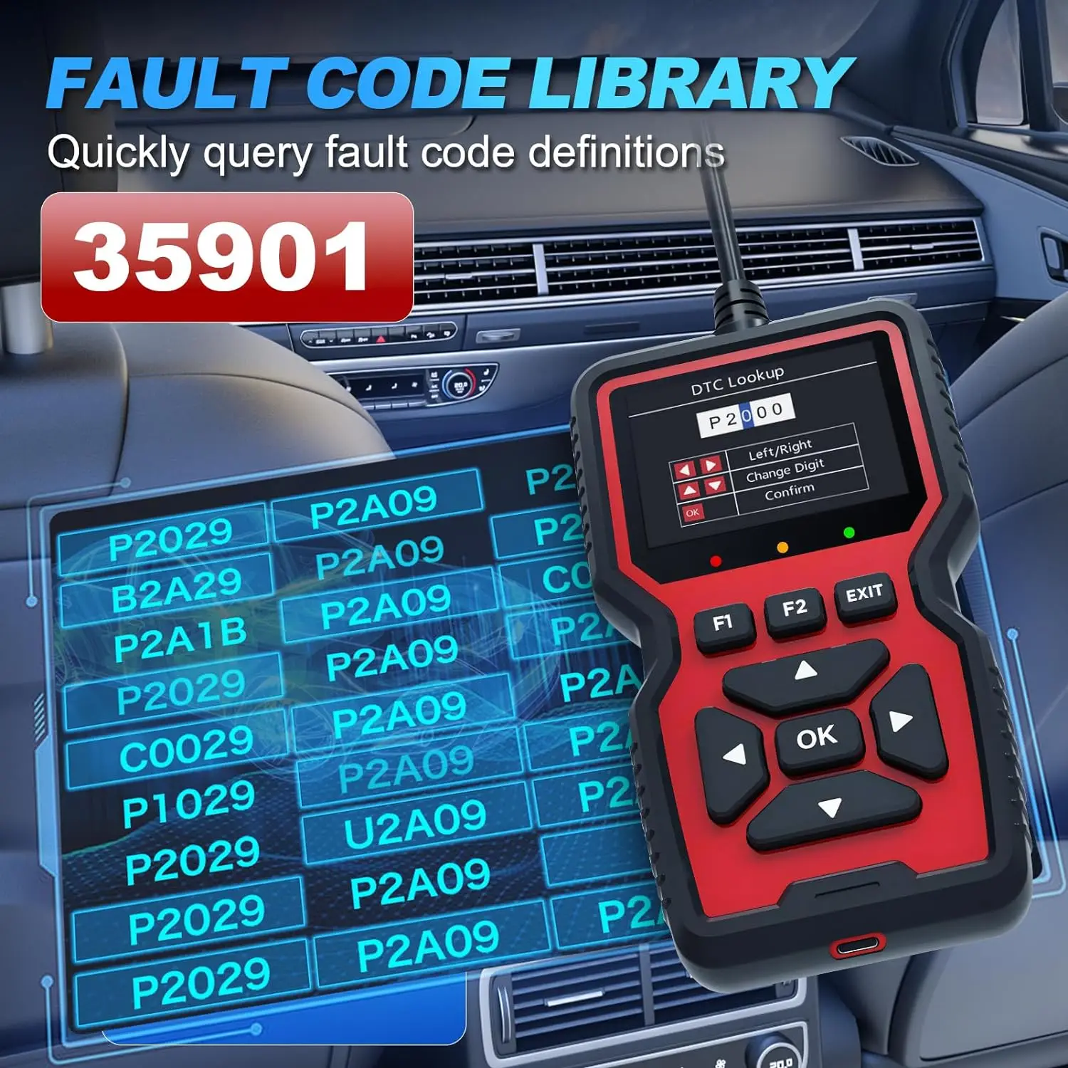 V519 Professional obd2 Scanner Diagnostic Tool EML327 OBD II Car Trouble Shooter Car Code Reader 3