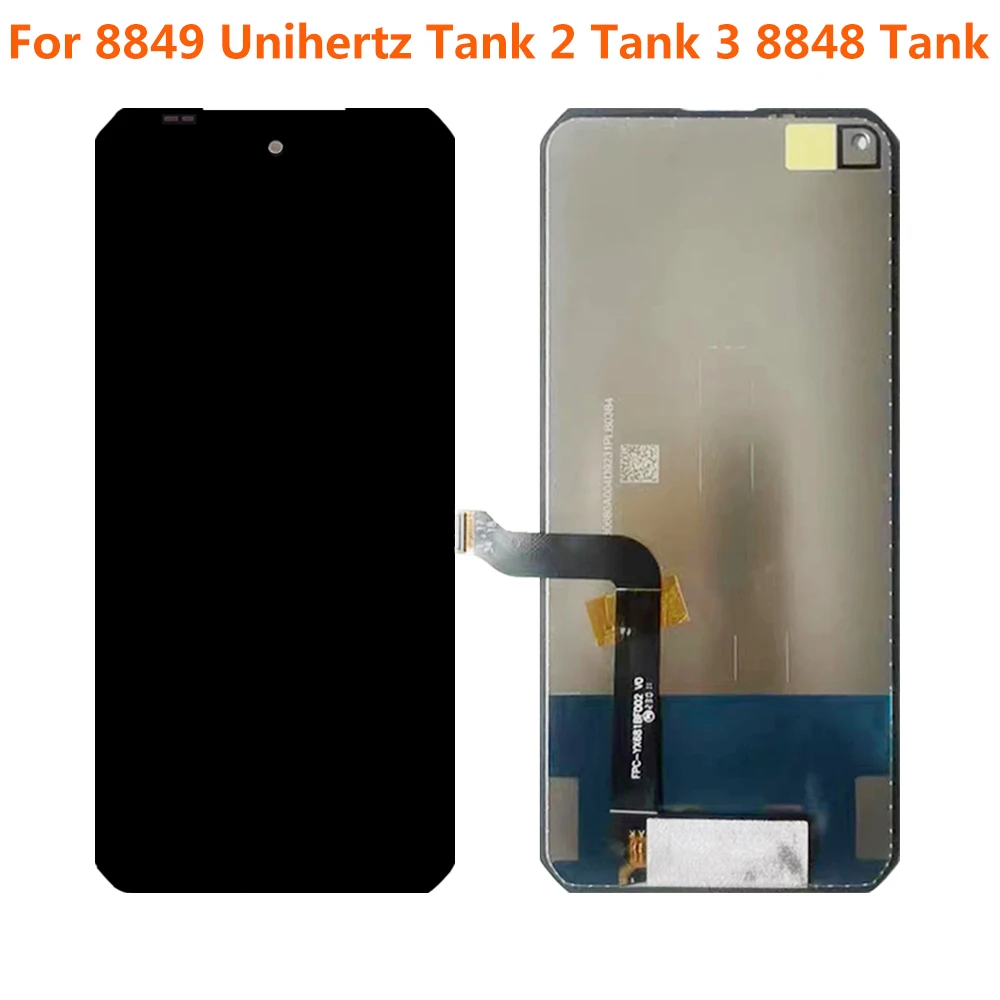 Per Unihertz 8849 Tank 2 Tank 3 Lcd 8848 Tank 1 Display Lcd Accessori Touch Screen Digitizer Assembly Parti Di Ricambio