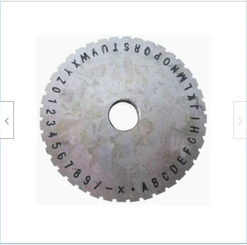 

4mm Letter Semi-Automatic Sheet Embosser Metal Stamp Marking Label Printer