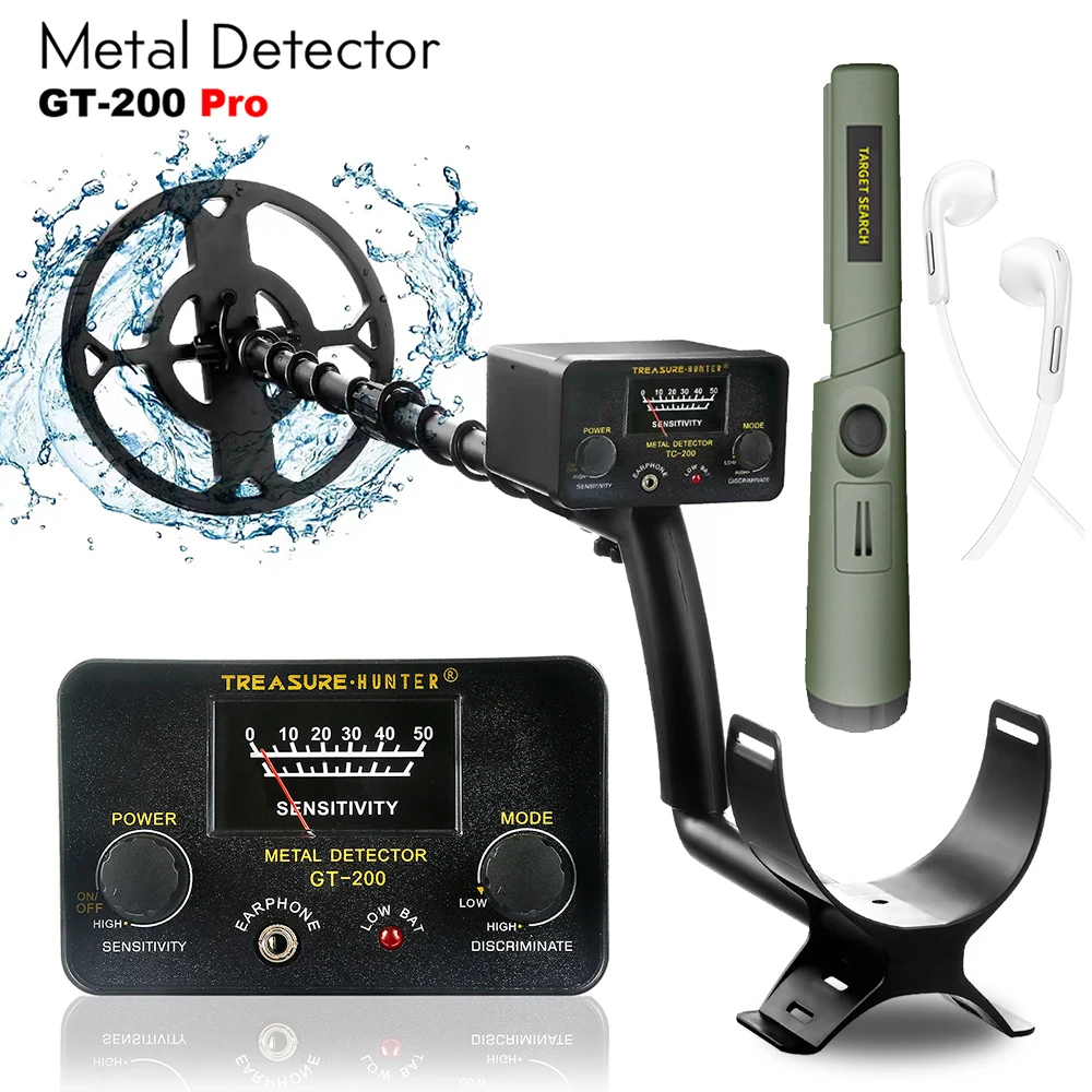 Underground Metal Detector Waterproof Pinpointing for Treasure Search Gold Circuit Wire Iron Detector De Metales Professional