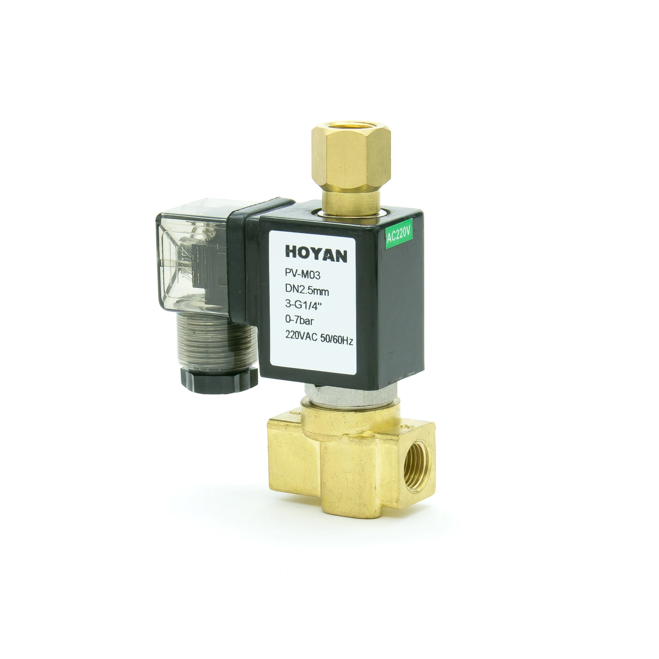 

PV series Two-position three-way 2/3 small direct acting solenoid valve Solenoid Valves