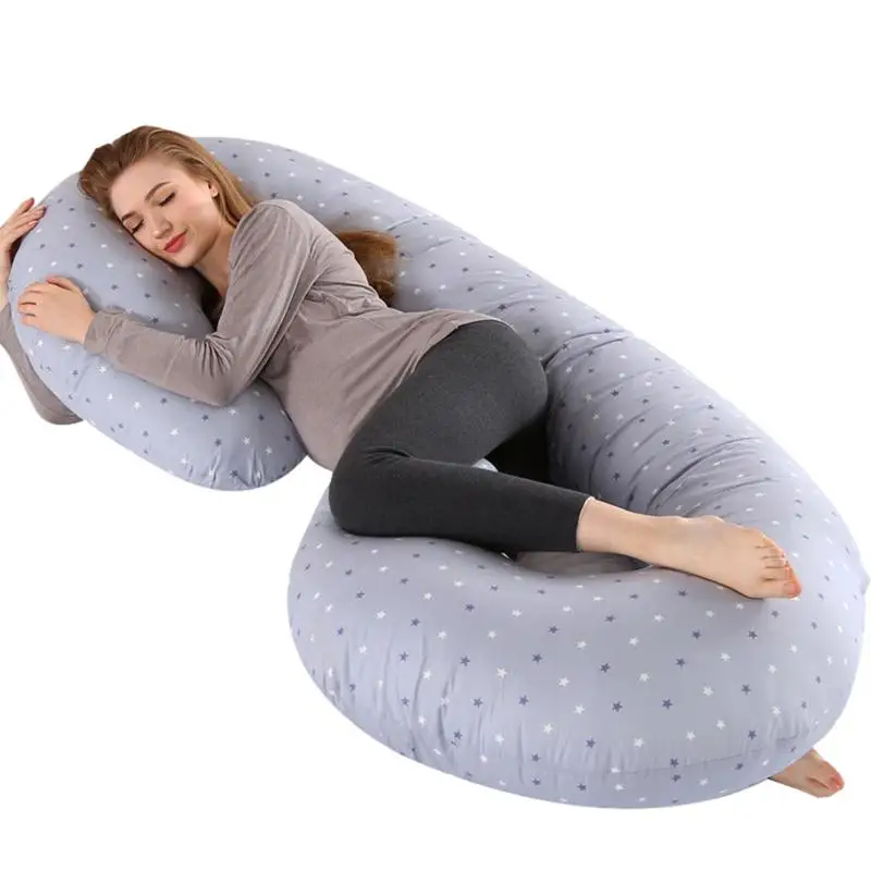 C-shaped Pregnancy Pillows Comfortable Maternity Belt Body Pregnancy Pillow Women Pregnant Side Sleepers Cushion For Bed