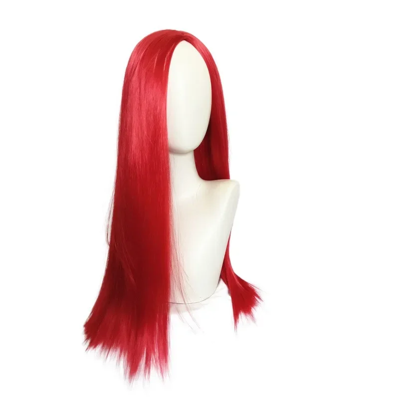 Halloween Horror Nacht Anime Perücke Sally Cosplay Perücken Rot Mittellanges Glattes Haar Perücke Für Frauen – Detail 4