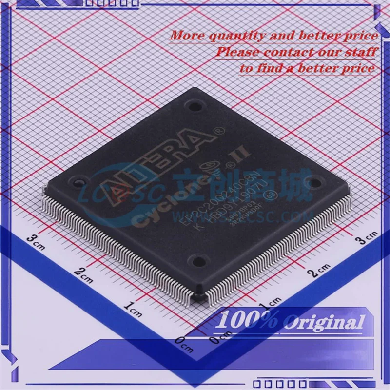 

Новая оригинальная модель EP2C20Q240C8N, в наличии на складе, 1 шт.