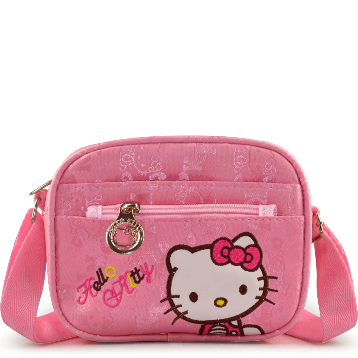 Hello Kitty Children's Exquisite Messenger Bag Pink Princess Small Bag Girl Cute Cartoon Small Shoulder Bag