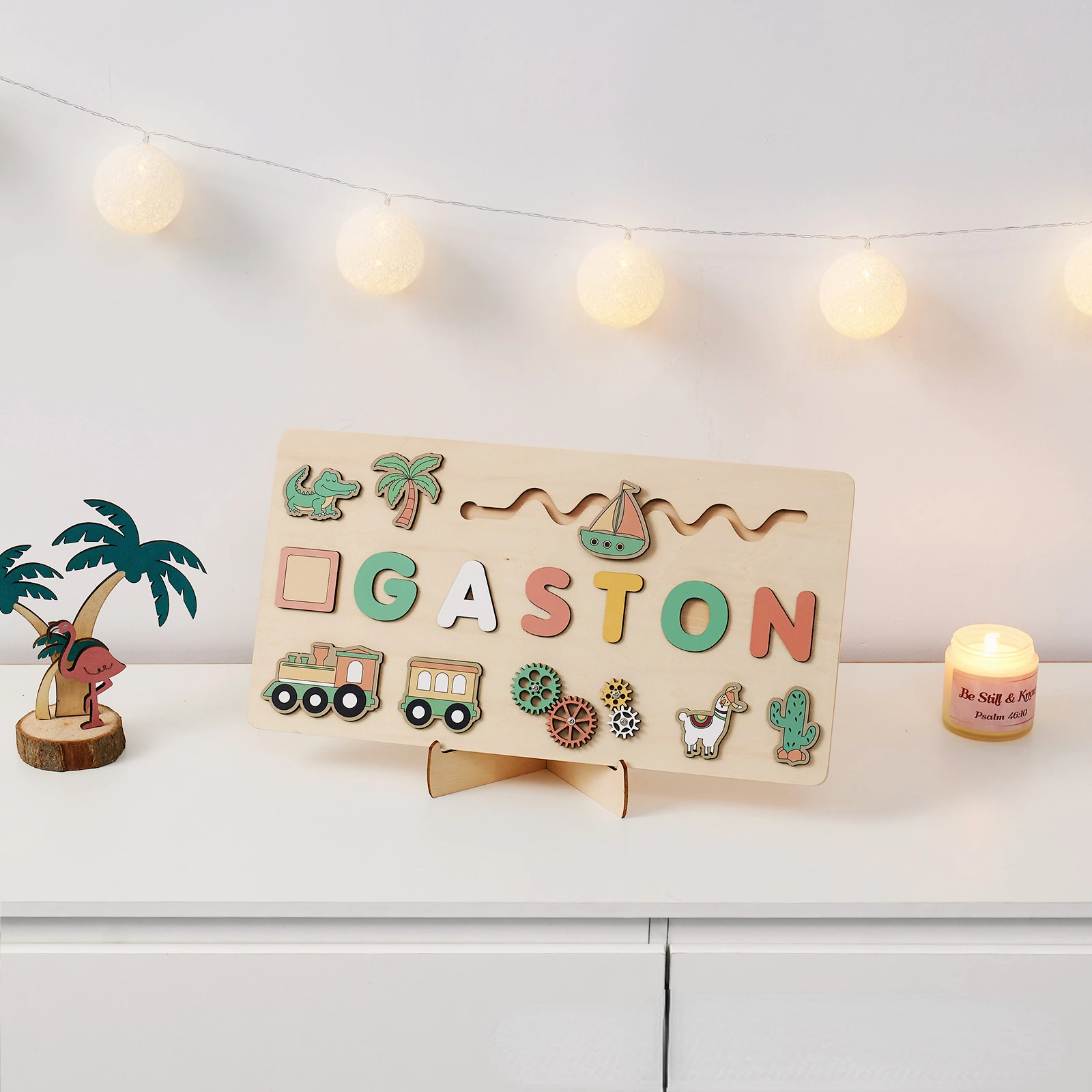 Personalized Safari Journey Name Puzzle 1 | Personalized Safari Journey Name Puzzle 6