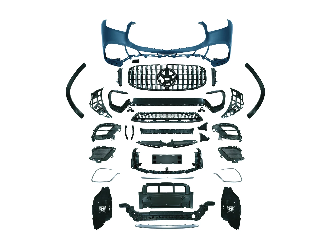 Factory Hot Selling Auto Body kit Set for GLS-class X167 upgrade with Front/Rear bumpers assembly Full Bodykit