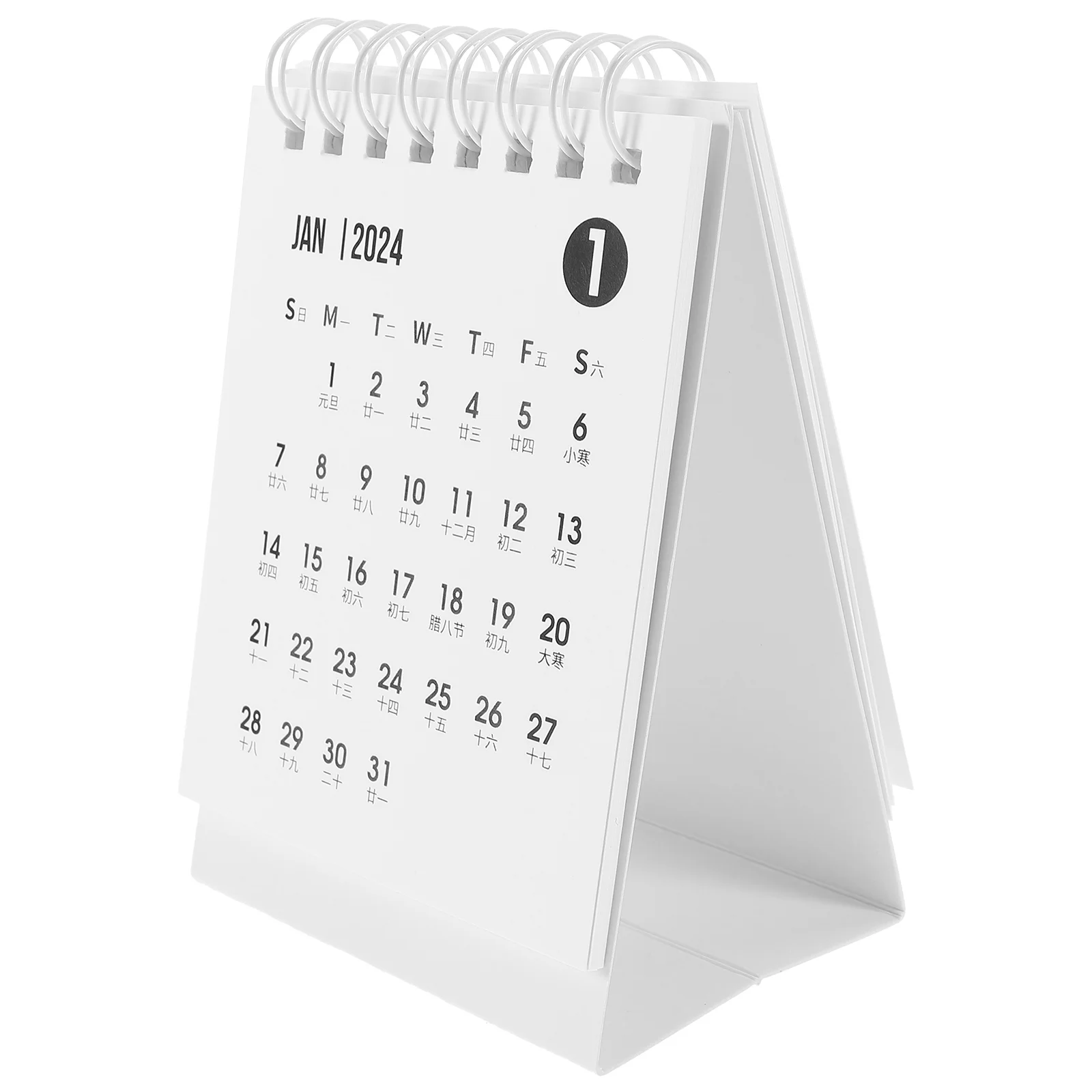 

2024 Mini Desk Calendar Planner 2023 Table Daily Decorative Creative Delicate Home