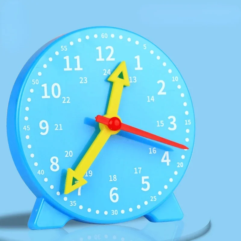 Children Montessori Clock Educational Toys Hour Minute Second Cognition Colorful Clocks Toys Kids Early Preschool Teaching Aids