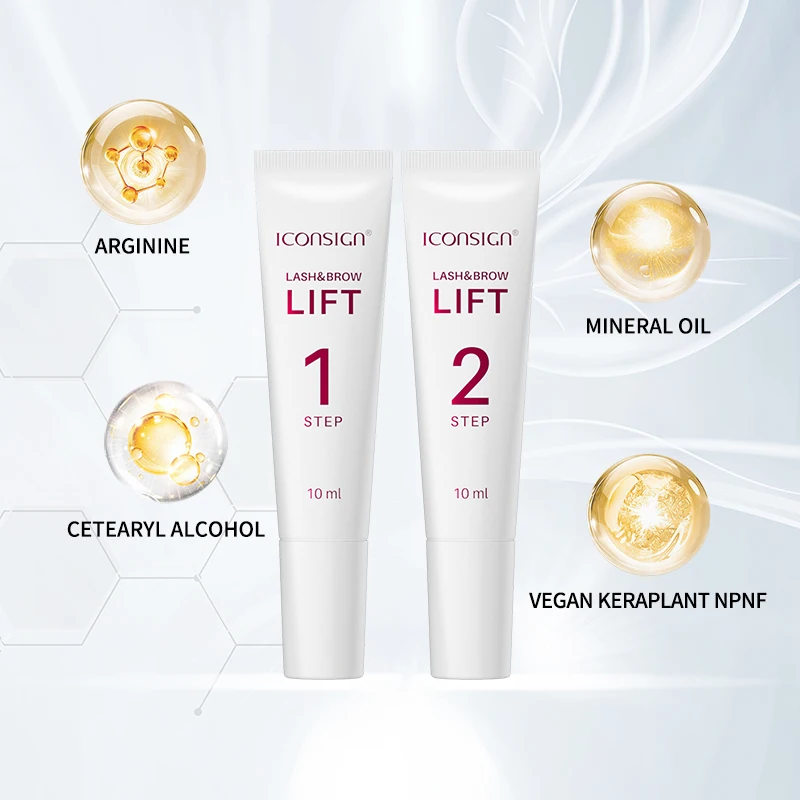 10ml Step 1 and 2 Fix Perming Set For Lash Brow Lift Perm Fixation Setting Lotion 8-12Minutes Lifting Eyelashes Eye Makeup Tool lash lift kit