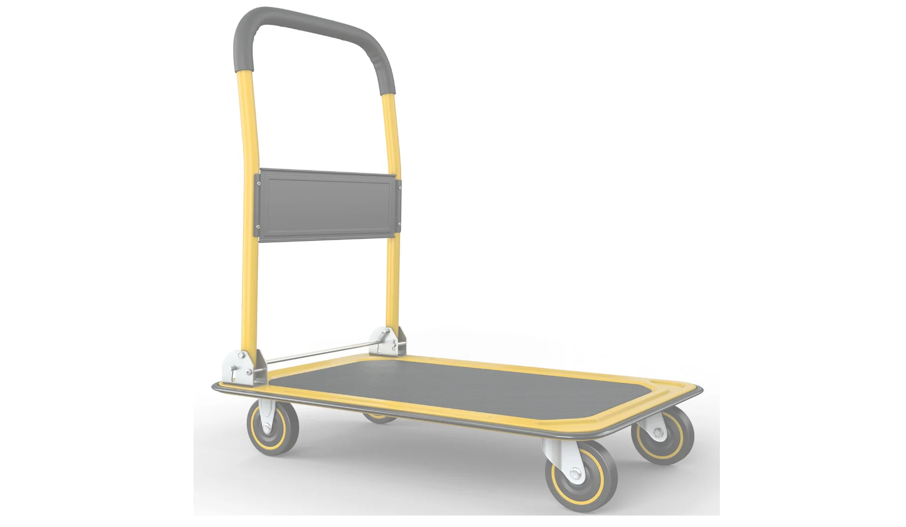 Upgraded Foldable Push Cart Dolly 660 lbs. Capacity Moving Platform Hand Truck Heavy Duty Space Saving Collapsible Swivel