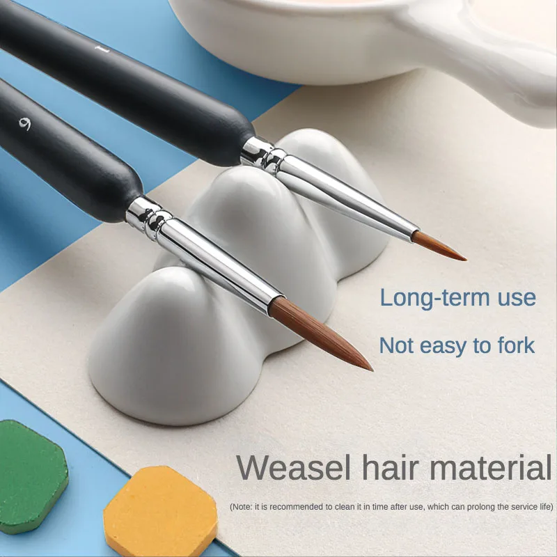 Paint Brushes Hook line pen watercolor claborate-style oil painting extra fine soft weasel hair Hand Painted 00000 brush gouache acrylic strok paint brushes