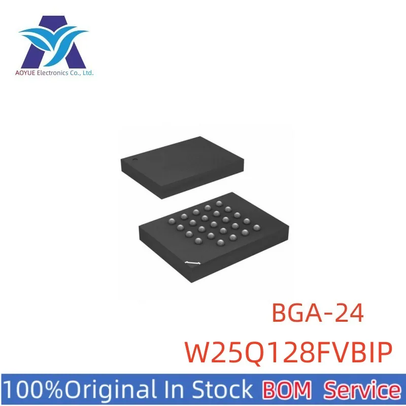 W25Q128Fvbip W25Q128Fvbig W25Q128Fvbif P/N: 25Q128Fvbp 25Q128Fvbg 25Q128Fvbf Tfbga-24 8X6-Mm Nor Flash Serial Series Offer