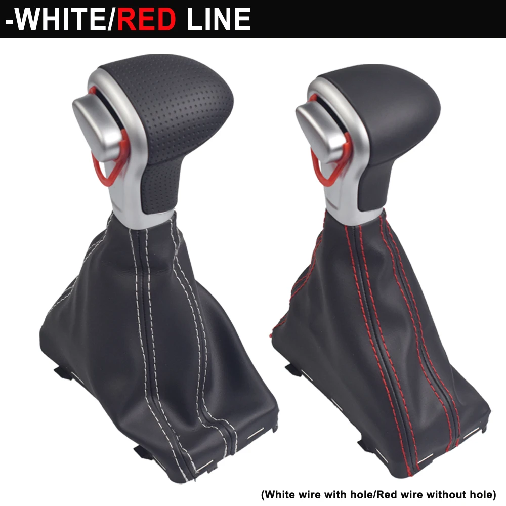 Pomello Cambio In PU Per Audi A4 A5 Q5 S4 B8 - Compatibile Con Modelli 2007-2015, Design Sportivo