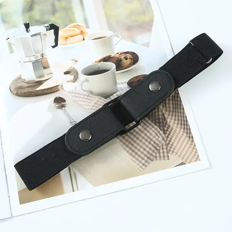 Canvas Adjustable Elastic Waist Band Invisible Belt