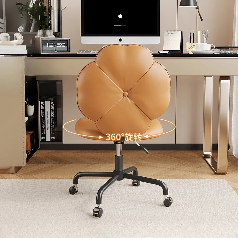 Office Computer Chair Heart Sillas Backrest Home Comfort Sedentary Study Writing Desk Rotating Lifting Dormitory Study