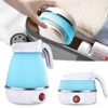 Electric Kettle Folding Electric Port Portable Travel Camping Kettle 600ML Electric Water Heater Portable Foldable Kettle Port 1