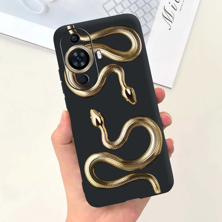 Cute Candy Painted Soft Silicone Phone Case Cover for Huawei Nova 11 Series