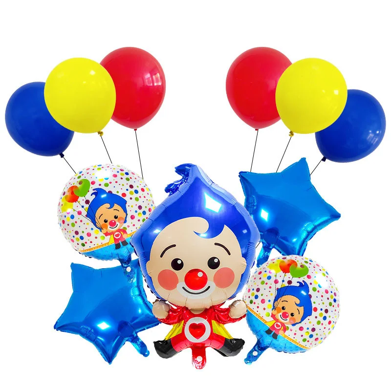 

11pcs clown balloon set circus theme party decoration children birthday party latex toy floating balloon set wholesale