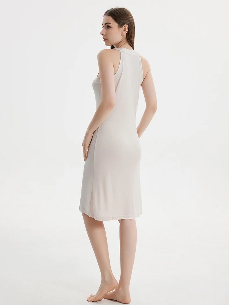 SuyaDream Women Solid Dresses Knitted Real Silk Halterneck Off Shoulder Mid Dress 2026 Spring Summer Elegant Clothes Green White