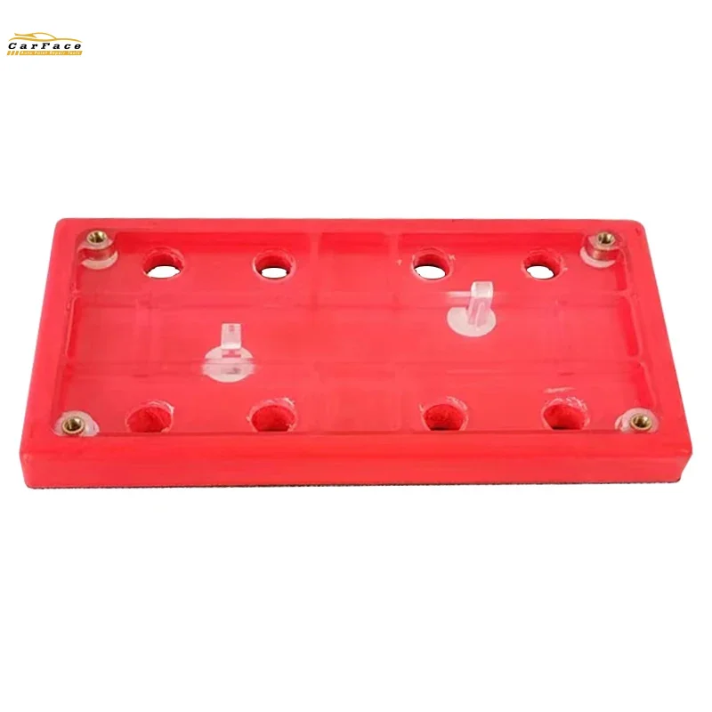 8 Hole Pneumatic Polishing Machine Accessories Tray 93*175 4 4 Dry Grinding Machine Accessories Sandpaper Polishing Rectangle