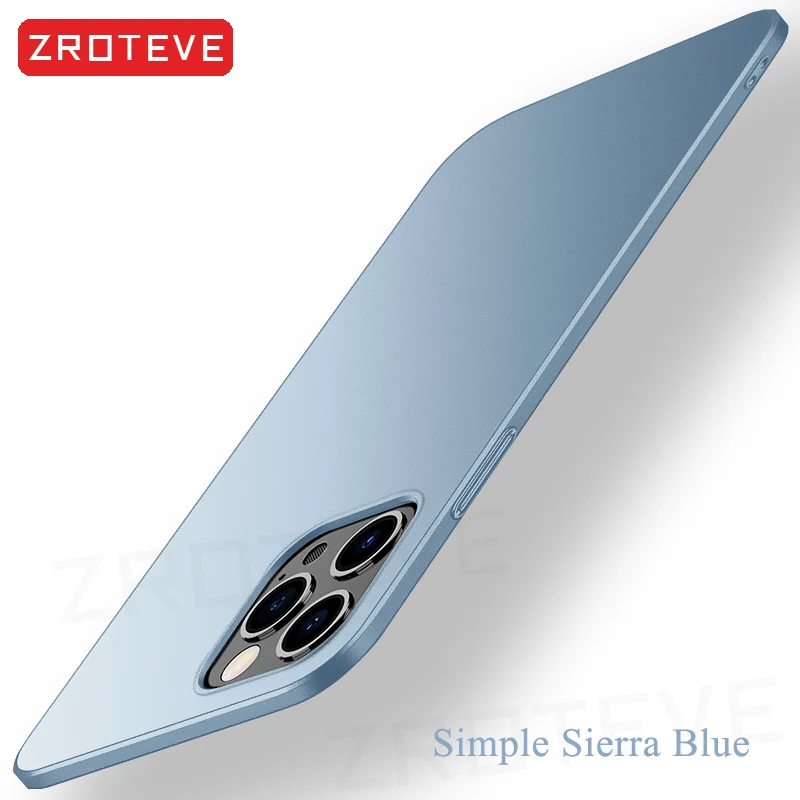 For iPhone13 Case ZROTEVE Luxury Slim Matte Hard PC Cover For iPhone 13 12 11 Pro Max Mini X XS XR 7 8 Plus SE 2 iPhone12 Cases motorola edge plus case