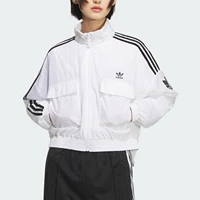 Veste de sport tissée à col montant pour femme Adidas Genuine Three-Leaf Clover KG8513 3