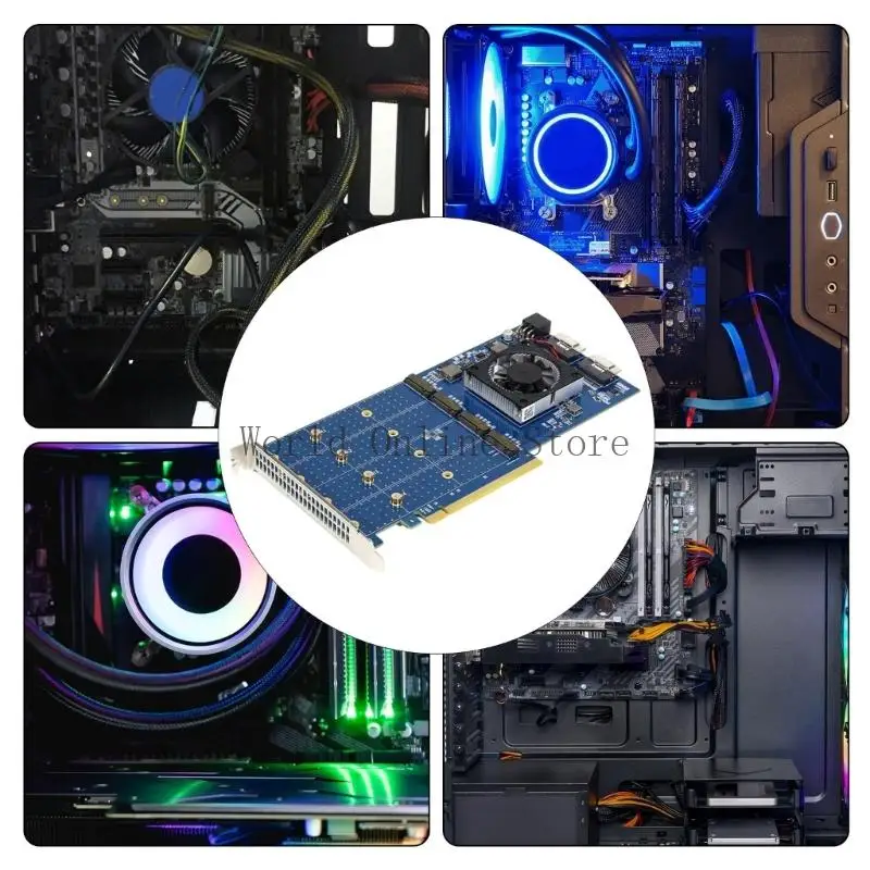 PCIe X16 확장 카드는 M.2 동시 열 분배 87HC를 지원합니다.