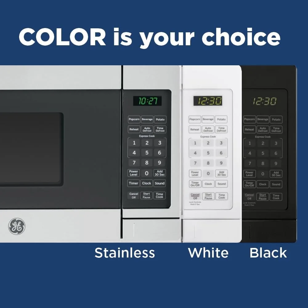 Microwave Ovens 0.7 Cubic Feet Capacity 700 Watts Kitchen Essentials For Countertop or Dorm Room
