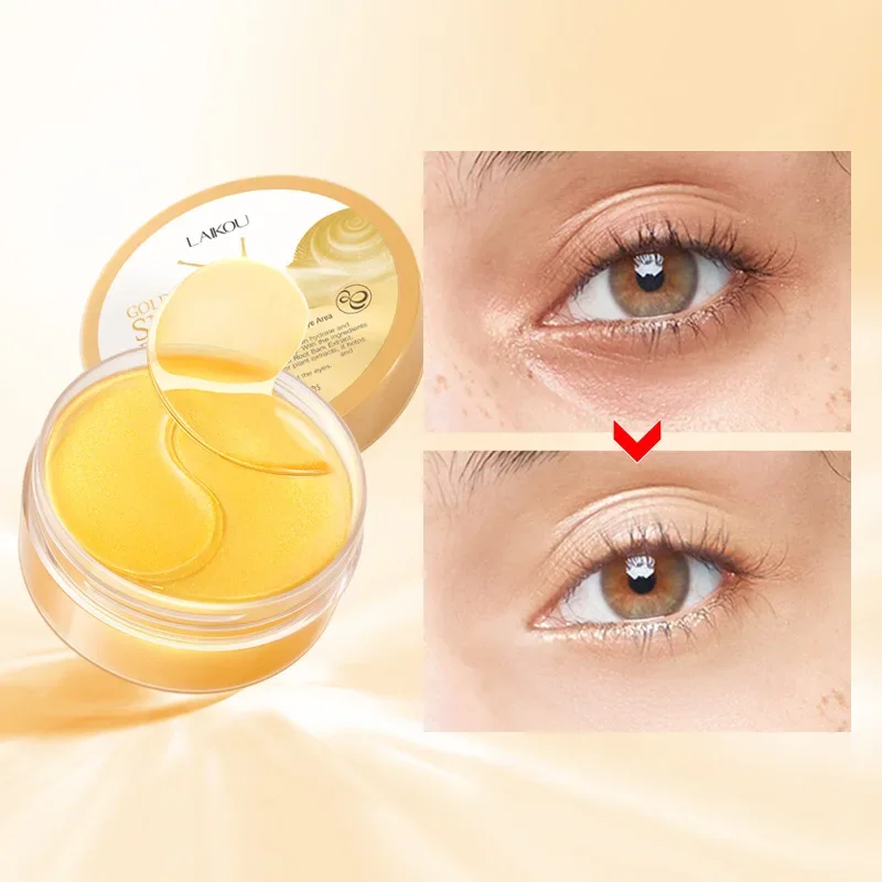 50 Golden Snail Eye Mask Moisturizing and Moisturizing Eye Care Products skin care наклейка на а м golden snail