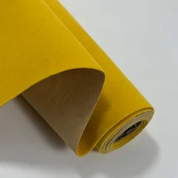 Luxurious Velvet Self - Adhesive Fabric for Creative Projects - 1.2mm Thick, 50x145cm (14 Yellow)
