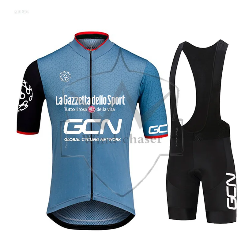 GCN Summer Cycling Clothing Comfortable Racing Bicycle Clothes Suit Quick-Dry Mountain Bike Cycling Jersey Set Ropa Ciclismo
