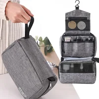 Mens Travel Bathroom Hanging Toiletry Bag Canvas Dopp Kit Necessaries Bag Shaving Shower Women Beauty Cosmetic Makeup Organizer 1