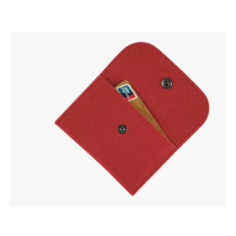 Fashion Neutral Felt Coin Purse for Women Mini Zipper Coin Purse Box Casual Square Lightweight Outdoor Portable Card Bags Purses 5