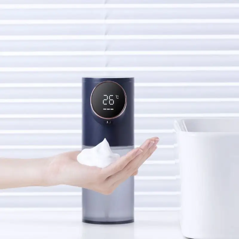 

Automatic Foam Soap Dispenser 320ml USB Rechargeable Liquid Soap Dispensers Digital Display Foam Hand Sanitizer Machine Washing