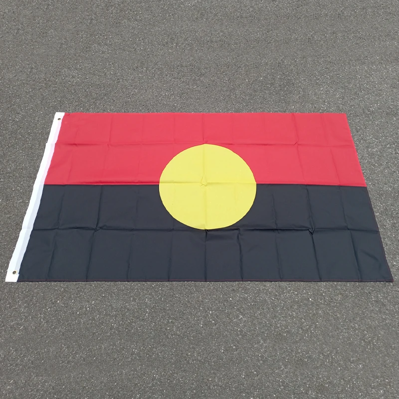 

aerlxemrbrae 90X150cm Australia Aboriginal Flag Home Decoration baner