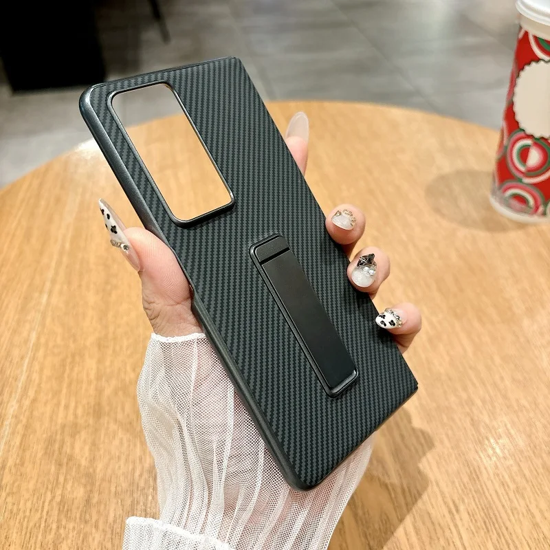 Durable Hard Stand Case with Plastic Fiber Cover
