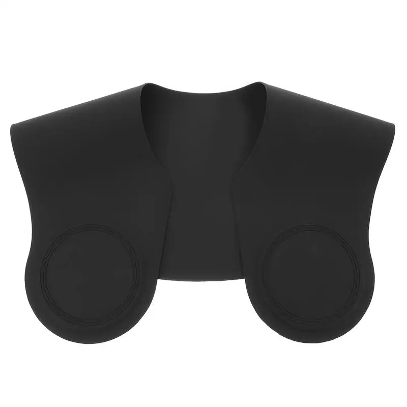 실리콘 헤어 커팅 칼라, 머리 염색 숄, 미용 케이프 넥 랩 가드, 이발 어깨 패드 스카프, 무작위 스타일  Best5