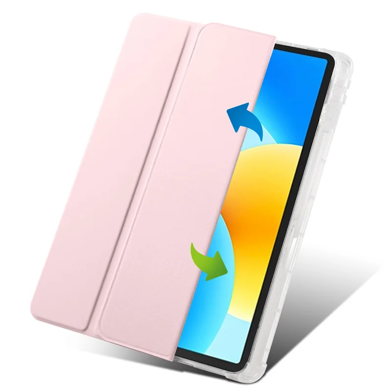 Premium Tablet Case with Pencil Holder – Soft Back Stand Cover